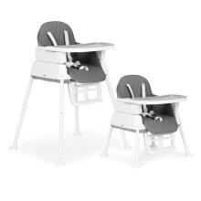 EcoToys Chair Art.263215 Grey Bērnu augstais krēsls 3-in-1 salokāms