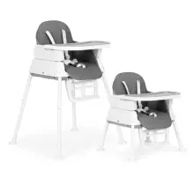 EcoToys Chair Art.263215 Grey Bērnu augstais krēsls 3-in-1 salokāms