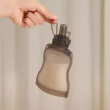 Haakaa Silicone Yummy Pouch  Art.MHK130 Силиконовый контейнер  для  воды, пюре, соков ,2 шт,130мл