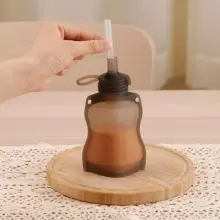Haakaa Silicone Yummy Pouch  Art.MHK130 Силиконовый контейнер  для  воды, пюре, соков ,2 шт,130мл