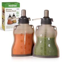 Haakaa Silicone Yummy Pouch Sippy Spout  Art.BHK136 vairākkārt lietojams saspiežamais snīpītis