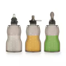 Haakaa Squeeze & Feed Attachment Set  Art.BHK132 vairākkārt lietojams saspiežamais snīpītis