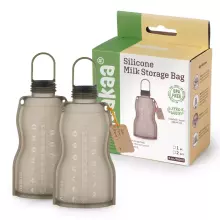 Haakaa Silicone Milk Storage Bag Art.MHK095 Силиконовый контейнер  для  воды, пюре, соков ,5 шт,260мл