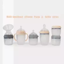 Haakaa Breast Pump Gen.3 Art.MHK040-P Peach  Mолокоотсос для сбора грудного молока,250мл