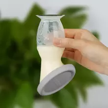 Haakaa Breast Pump Gen.2 Art.GBHK081 Grey Mолокоотсос для сбора грудного молока с крыжечкой,150мл