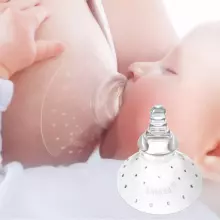 Haakaa  Nipple Shield - Orthodontic Teat (Triangle Base) Art.MHK082 Krūšu uzgalis (2 gab.)