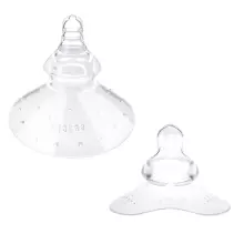 Haakaa  Nipple Shield - Orthodontic Teat (Triangle Base) Art.MHK082 Krūšu uzgalis (2 gab.)
