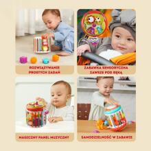 WOOPIE BABY Сенсорный Куб Интерактивный Барабан