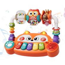 WOOPIE BABY Интерактивное образовательное сенсорное пианино Лиса с LED погремушками