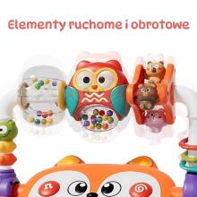 WOOPIE BABY Интерактивное образовательное сенсорное пианино Лиса с LED погремушками
