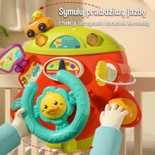 WOOPIE BABY Интерактивное рулевое колесо самолета для коляски и кроватки Эффекты 18м+