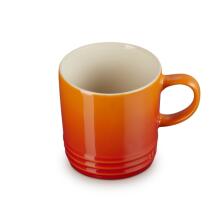 Stoneware mug 350ml orange