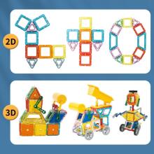 WOOPIE 3D Magnetic Building Blocks Vehicles Set 80 pcs