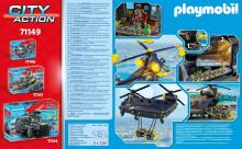PLAYMOBIL CITY ACTION Taktiskā vienība – glābšanas lidmašīna 71149