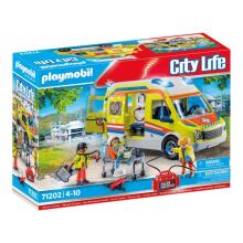PLAYMOBIL CITY LIFE Ambulance with Lights 71202