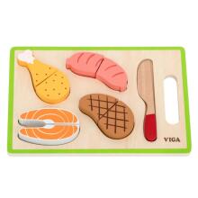 VIGA Meat Cutting Set – Realistic Kitchen Play
