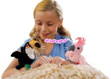 HAPPY YAPPERS interactive plush bird Flamingo, 9592