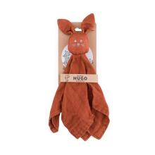 PETITE&MARS 416315 Бамбуковая муслиновая игрушка для обнимания Хьюго Корица