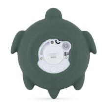 PETITE&MARS 582817 Силиконовый цифровой термометр для ванны Черепашка Терри Мисти Грин