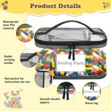 Storage Bag Toy  Art.265277 Сумка для игрушек-oрганайзер с этикеткой , отделениями на молнии и сеткой.,8шт