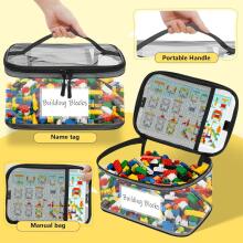 Storage Bag Toy  Art.265277 Сумка для игрушек-oрганайзер с этикеткой , отделениями на молнии и сеткой.,8шт