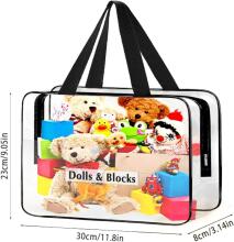 Storage Bag Toy  Art.265278 Сумка для игрушек-oрганайзер  на молнии ,3шт