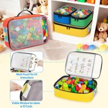 Storage Bag Toy  Art.265279 Soma rotaļlietām-organaizers ar ravējslēdzēju ,4 gab