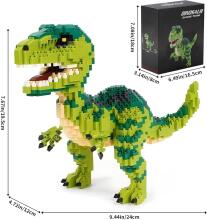 CSNRHG Dinosaur Tyrannosaurus Rex ‎Art.‎16089 Конструктор Динозавр,1457 шт.
