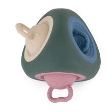 PETITE&MARS 584817 Silicone Sensory Toy Pop Triangle Misty Green 6 m+