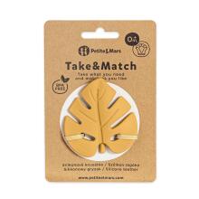 PETITE&MARS 701819 Silicone Teether TAKE&MATCH Intense Ochre 0+