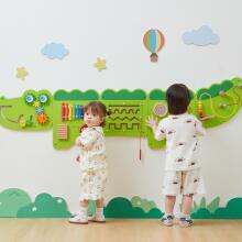 Сенсорная манипулятивная доска Крокодил VIGA с сертификатом FSC Montessori
