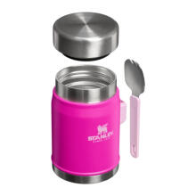 Termoss ēdienu The Legendary Food Jar + Spork 0,4L  fuksija