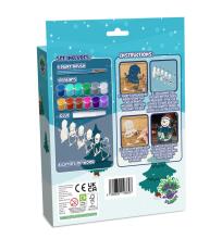 Splat Planet Wooden 3D Coloring Picture, Snowman
