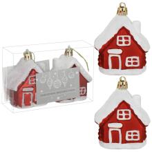 Christmas Tree Ornament Set Springos CA1323, 7 cm, 2 pcs.
