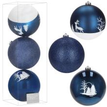 Christmas tree decoration set Springos CA1363, 3 pcs.