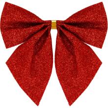 Christmas bows Springos CA1307, 8 x 8 cm, 6 pcs.