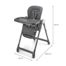 KINDERKRAFT TULO High Chair Grey
