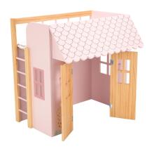 Doll bed with playhouse, Nature