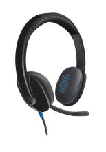 Logitech H540 USB austiņu galvas stīpa USB tipa A melns