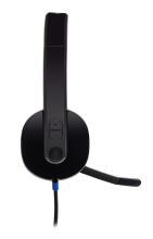 Logitech H540 USB austiņu galvas stīpa USB tipa A melns