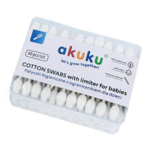 A0710 COTTON SWABS WITH LIMITER FOR BABIES