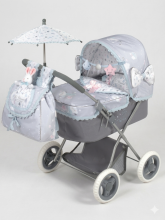 DeCuevas Toys Martin Art.85029 Leļļu rati ar somu