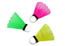 Set of Badminton Shuttlecocks 3pcs Classic Colorful