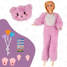 WOOPIE ROYAL Doll in Pink Bear Costume Amusement Park