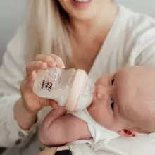 Haakaa Glass Baby Bottle Art.BHK138-G Feeding bottle 120 ml.
