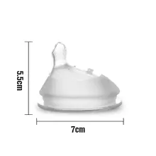 Haakaa Silicone Orthodontic Nipples Art.BHK109-M Silikona ortodontiskais knupītis ar platu kakliņu M izmērs, 0+,2 gab