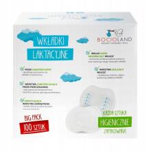 Bocioland Nursing Pads Art.1569  Дневные одноразовые прокладки для бюстгалтера (100шт.)