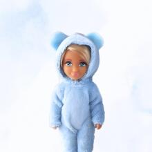 Куклы WOOPIE ROYAL в голубых медвежьих комбинезонах, набор из 2 штук