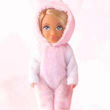 Куклы WOOPIE ROYAL в розовых костюмах зайцев, набор из 2 штук