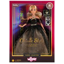 Кукла WOOPIE ROYAL Лили 30 см Длинные блондинистые волосы Черное вечернее платье